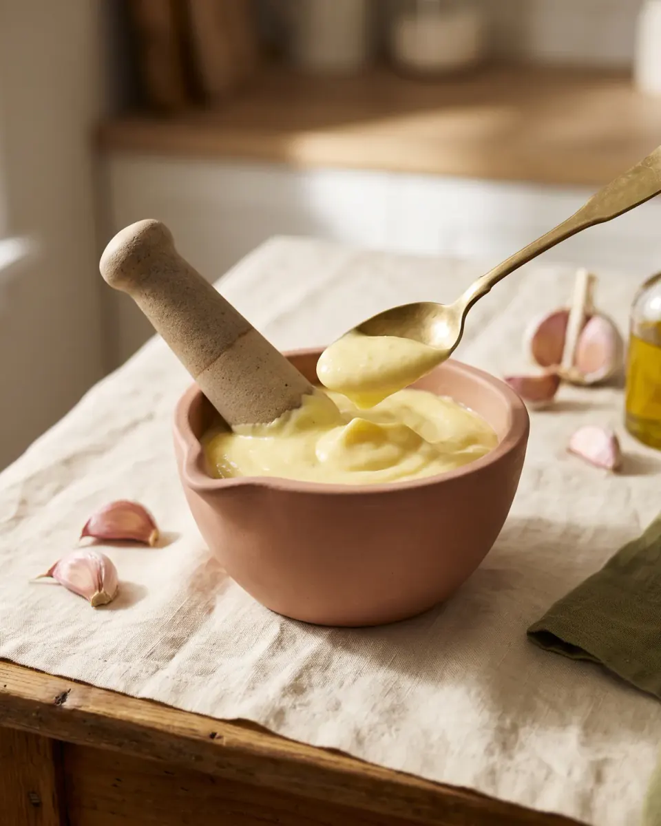 Aioli — the finished dish