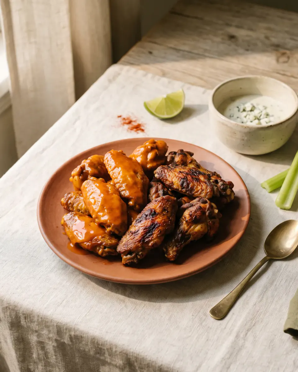 Air Fryer Chicken Wings — the finished dish
