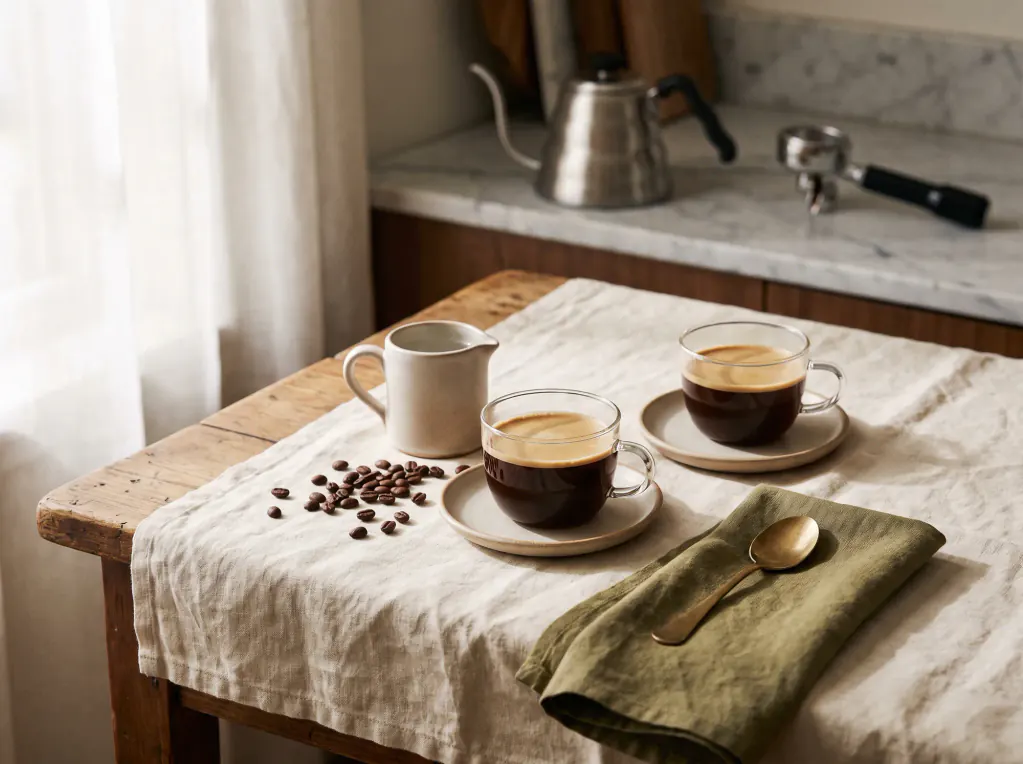 Americano — the finished dish
