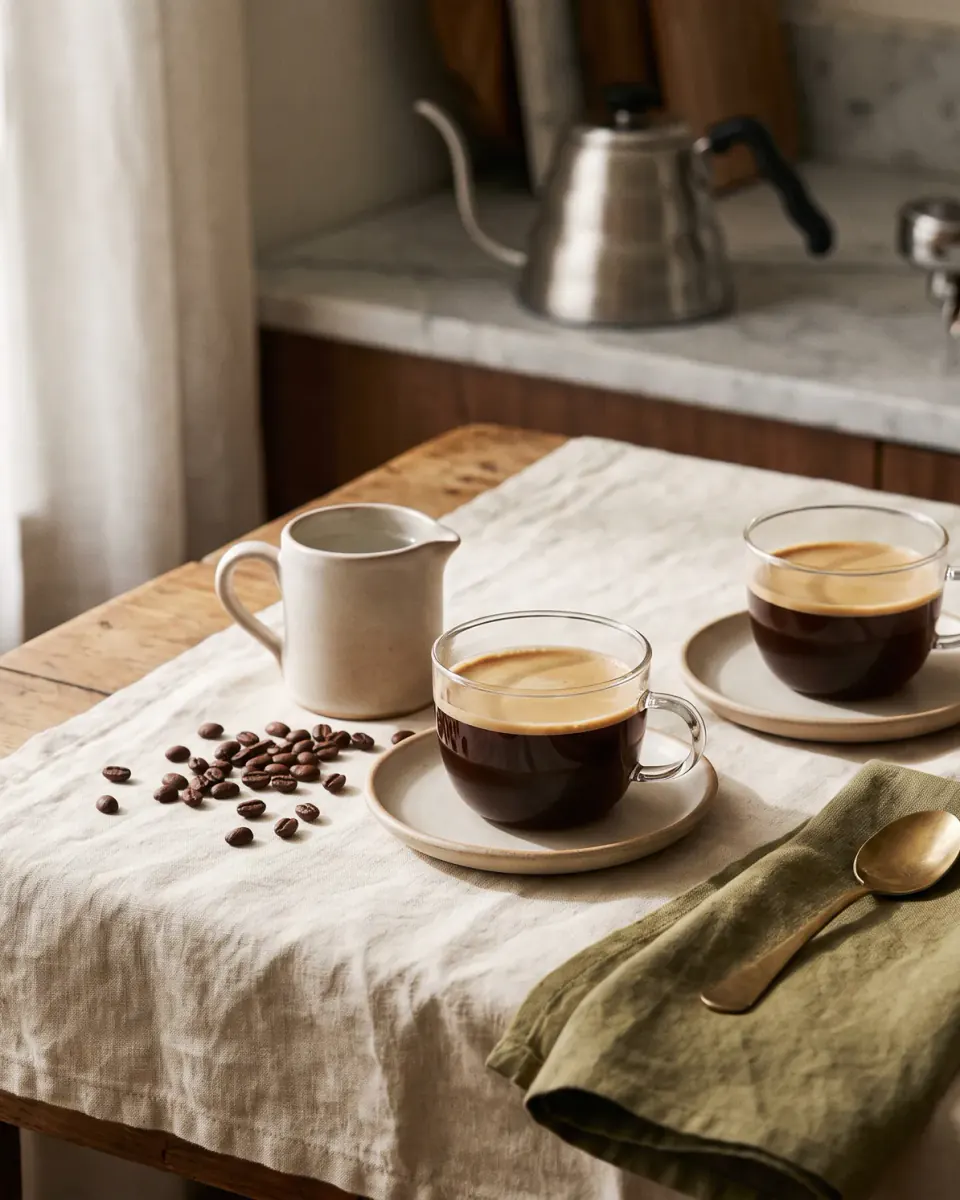 Americano — the finished dish