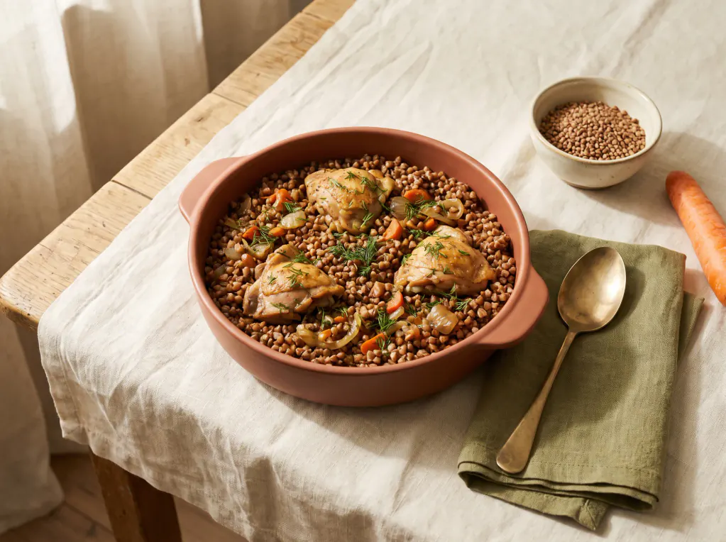 Buckwheat with Chicken — the finished dish