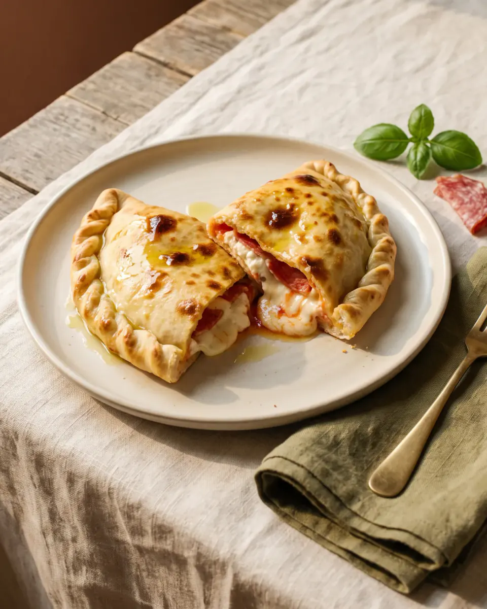 Calzone — the finished dish