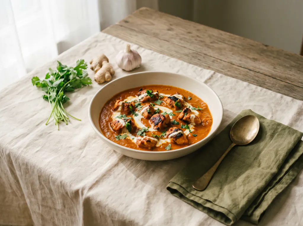Chicken Tikka Masala — the finished dish