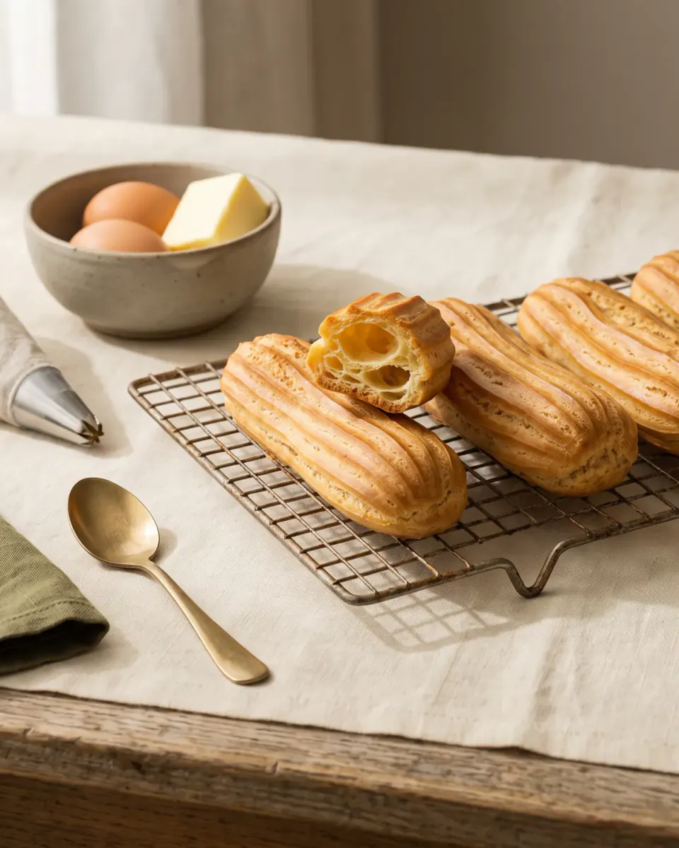 Massa choux — o prato pronto