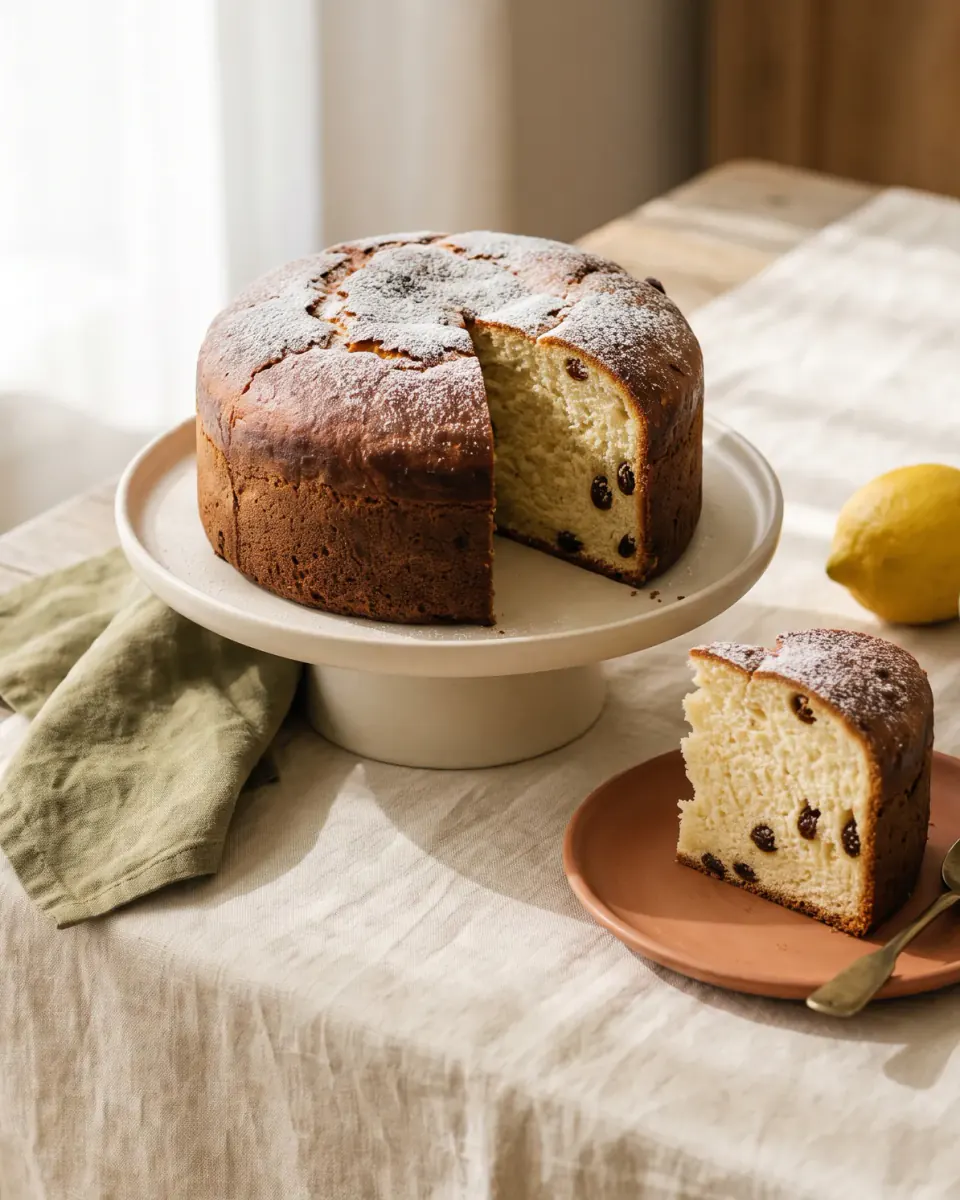 Cottage Cheese Babka Bake — the finished dish