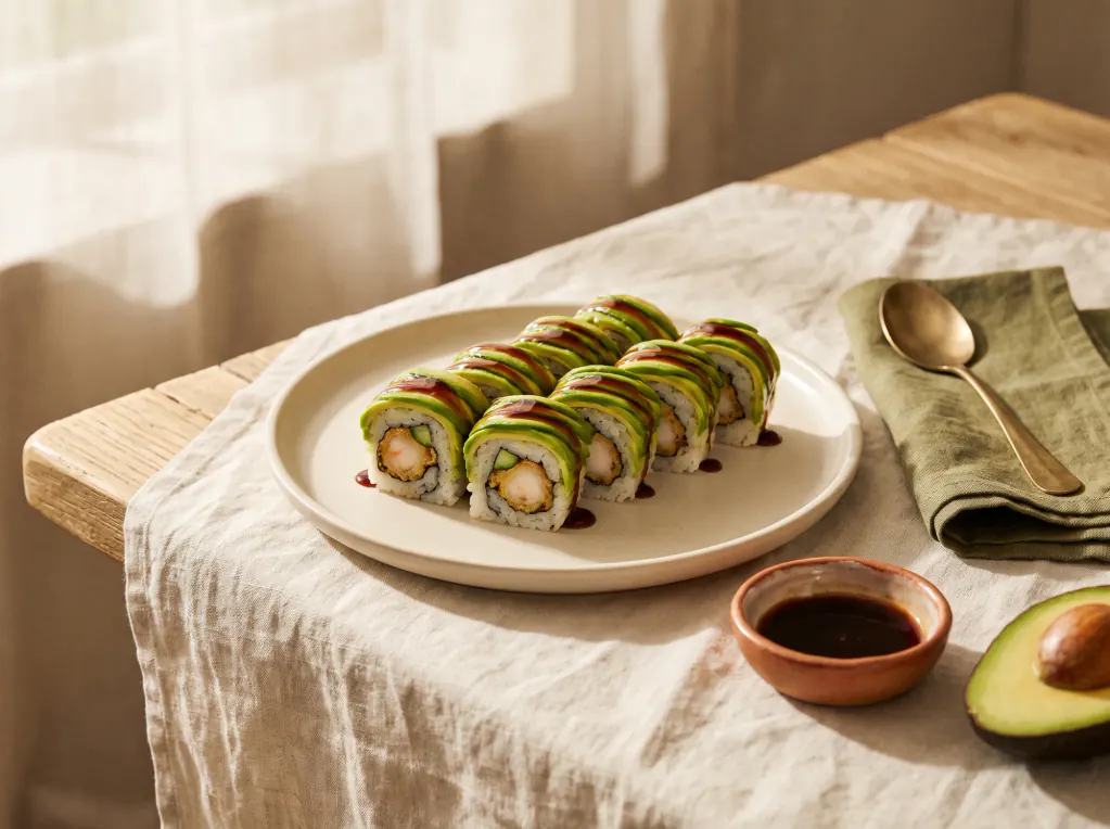 Dragon Rolls – das fertige Gericht