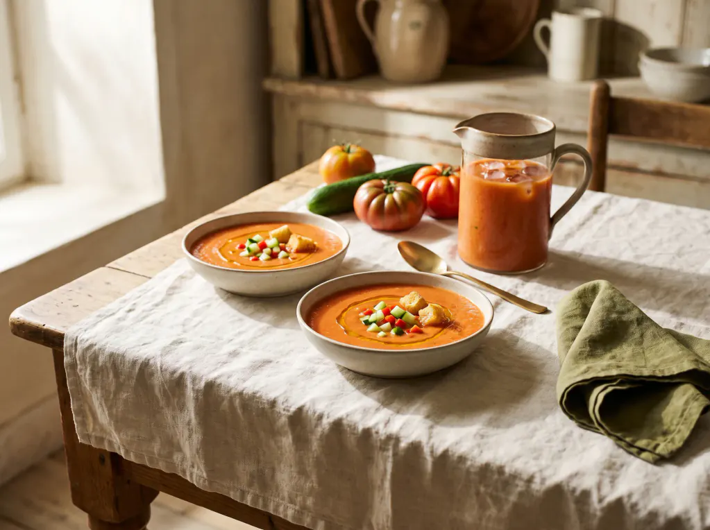 Gazpacho – das fertige Gericht