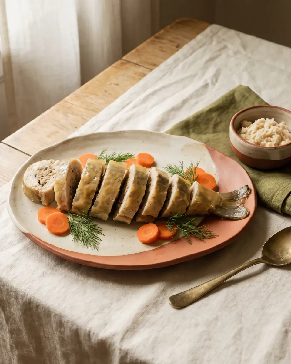 Gefilte Fish — the finished dish