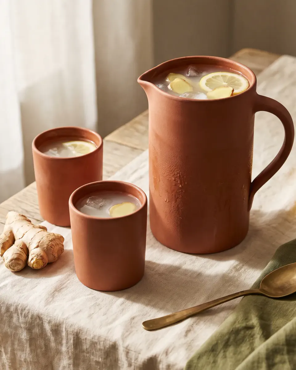 Ginger Lemonade — the finished dish