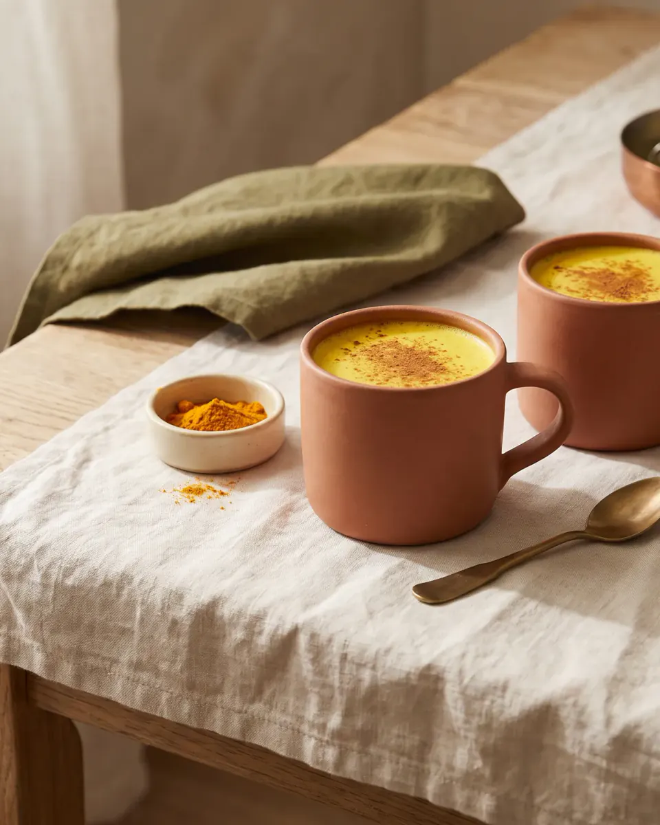 Golden Turmeric Milk — the finished dish