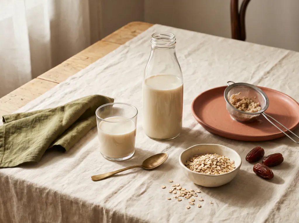 Homemade Oat Milk — the finished dish