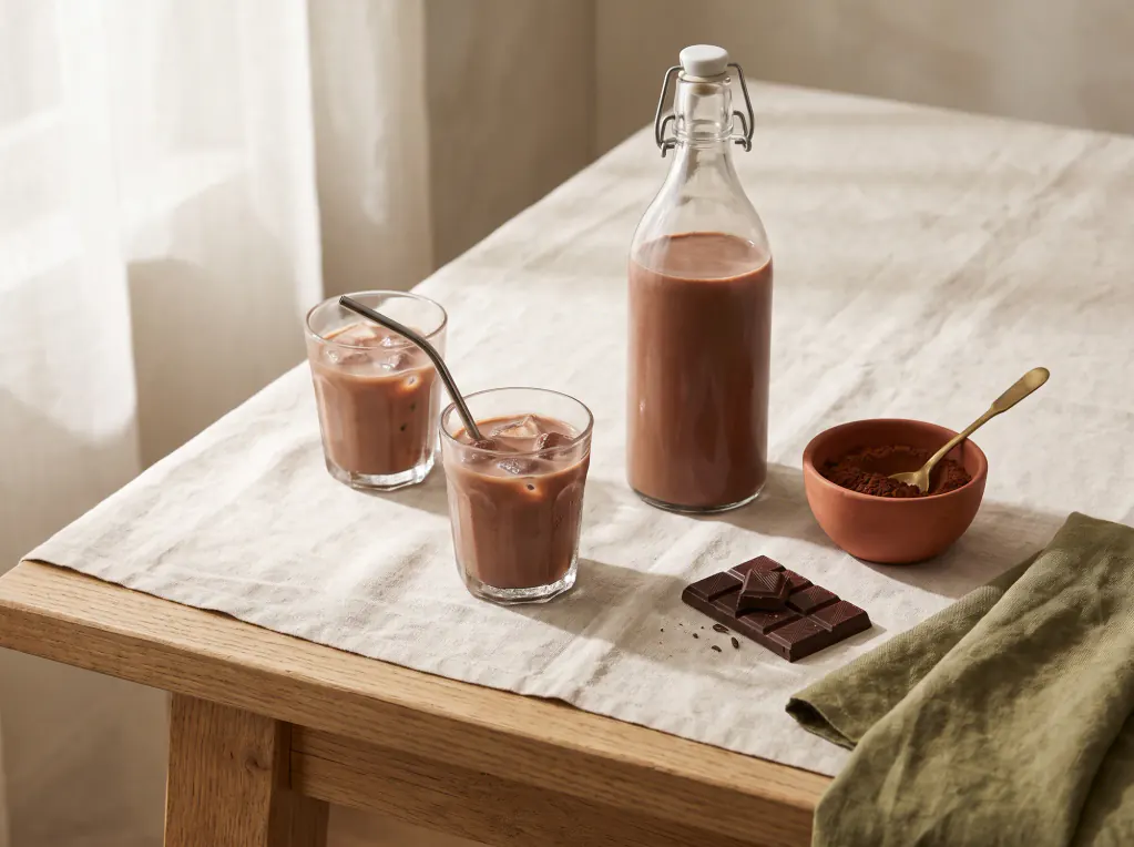 Iced Cocoa — the finished dish