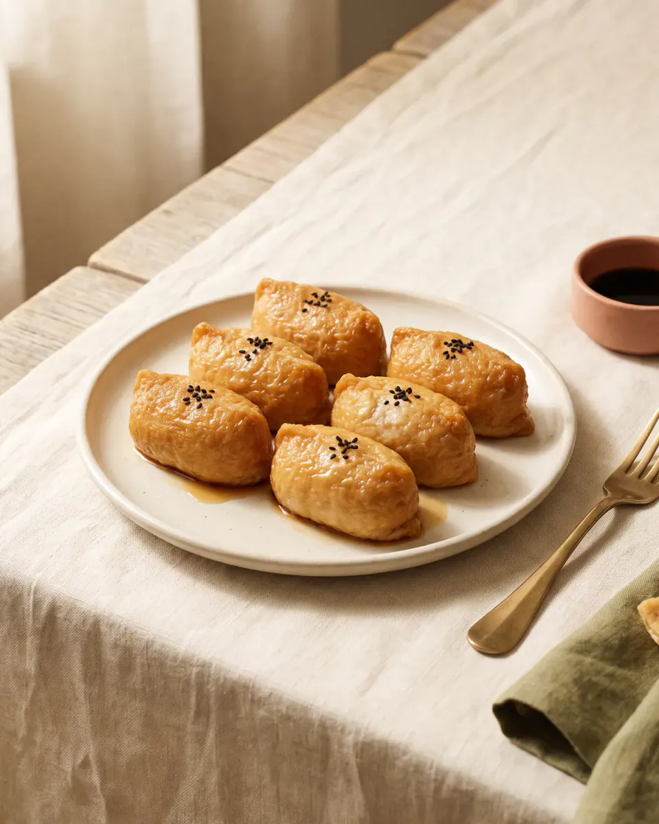 Inari Sushi — the finished dish