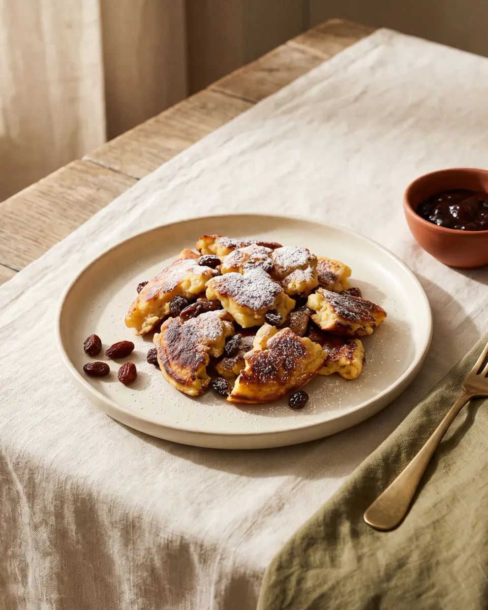 Kaiserschmarrn — the finished dish