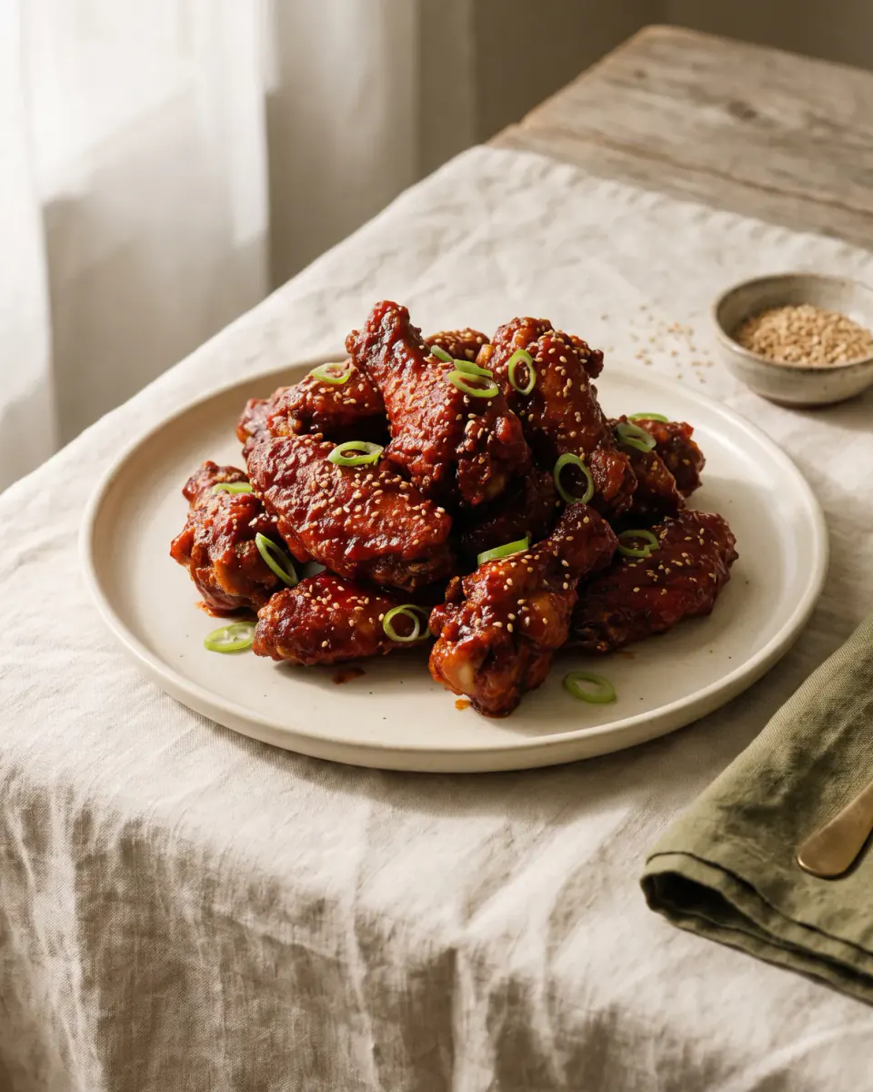 Korean Fried Chicken — the finished dish