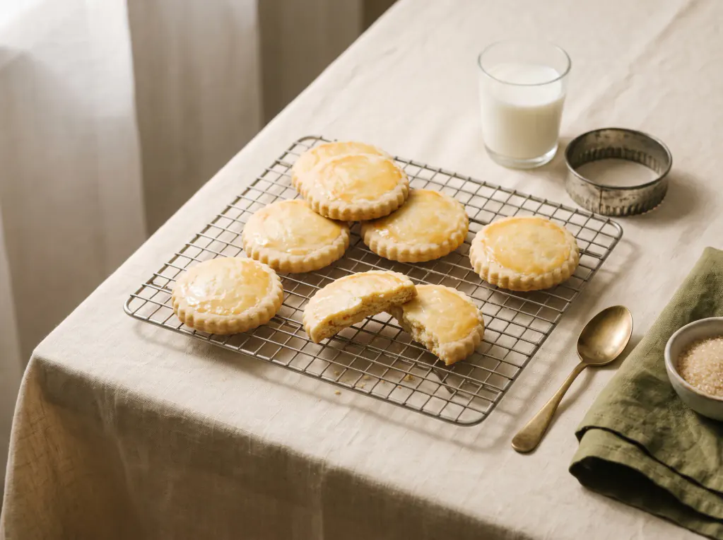 Korzhyky Milk Shortbread — the finished dish