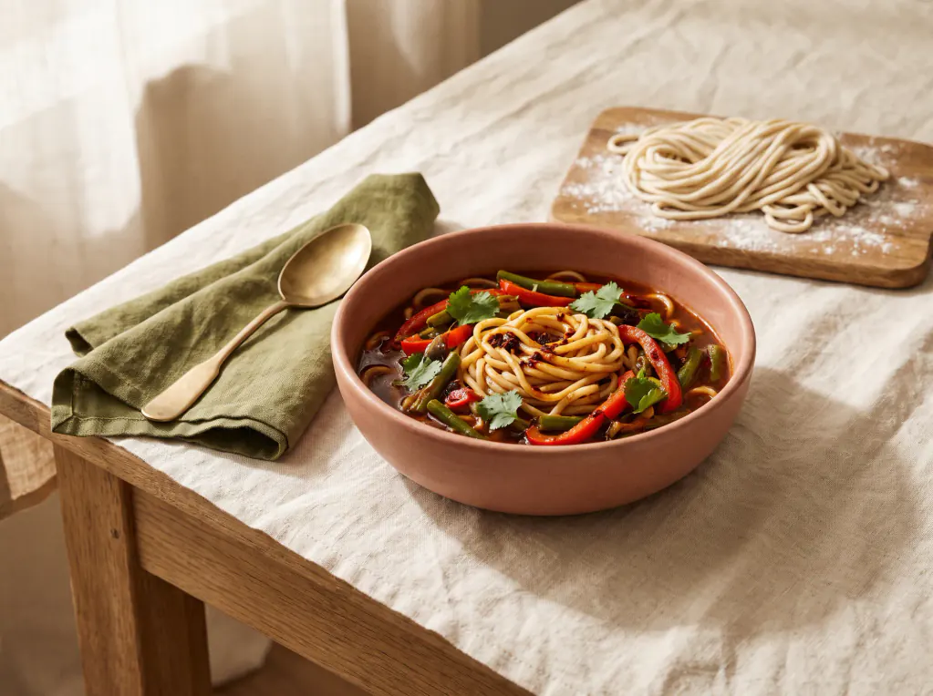 Lagman — el plato terminado