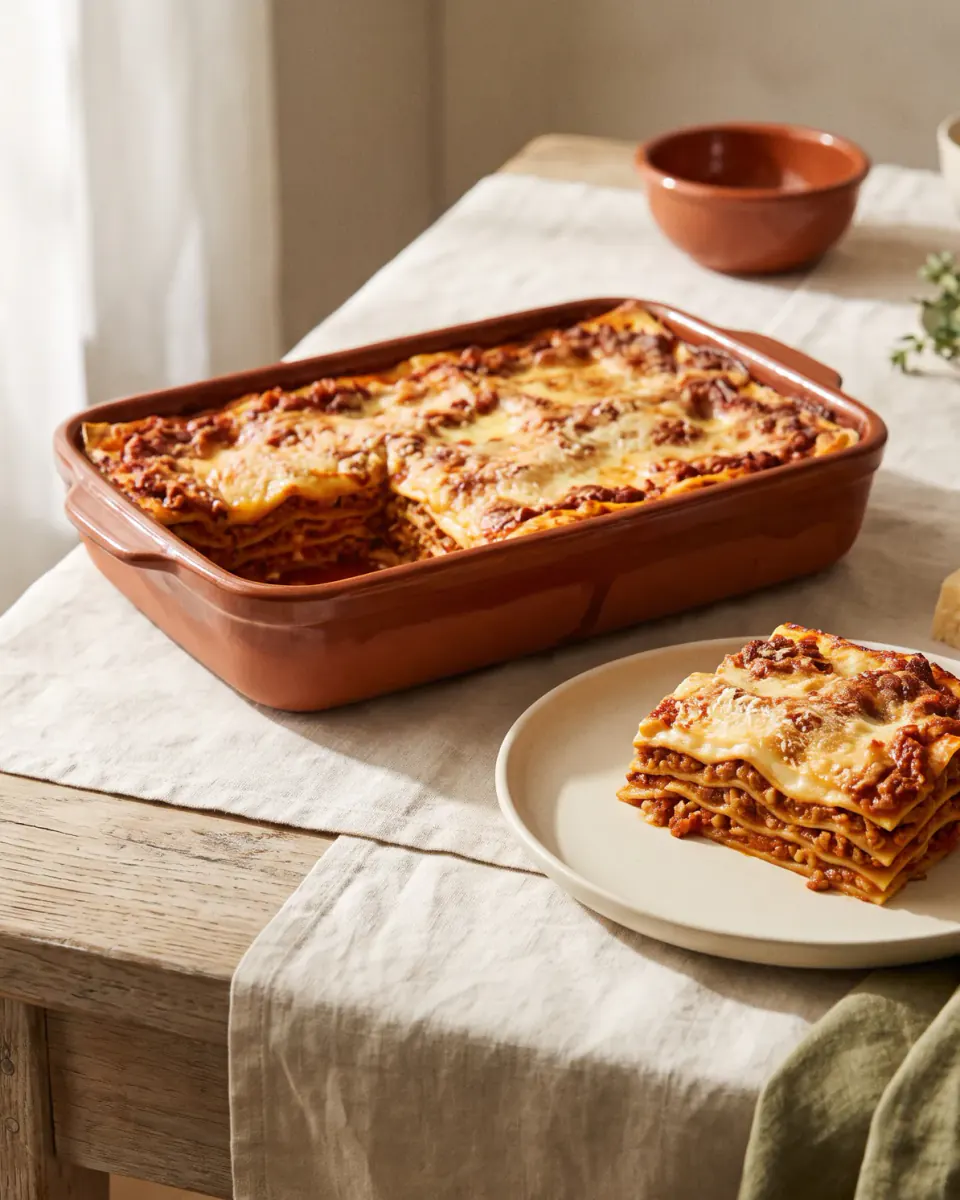 Lasagne Bolognese – das fertige Gericht