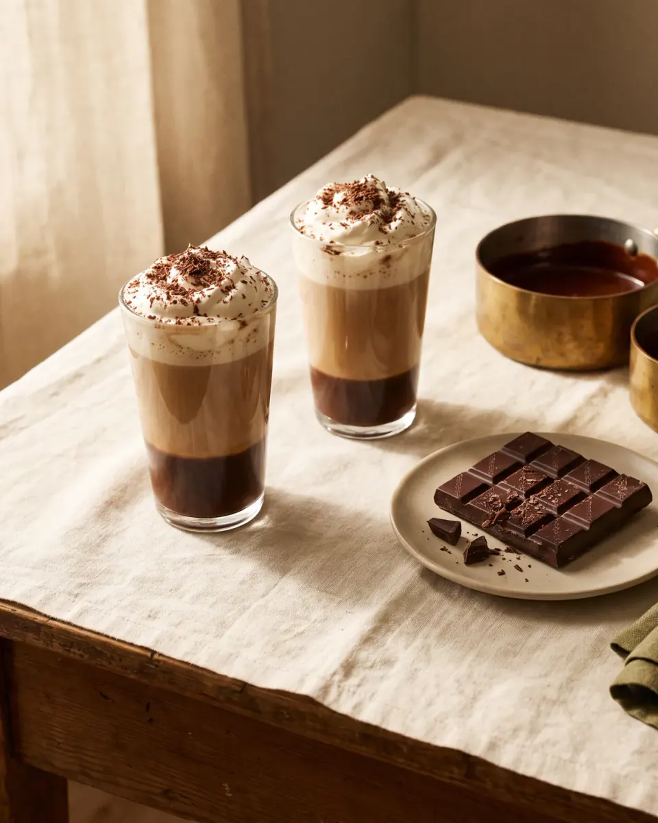 Mocha — the finished dish