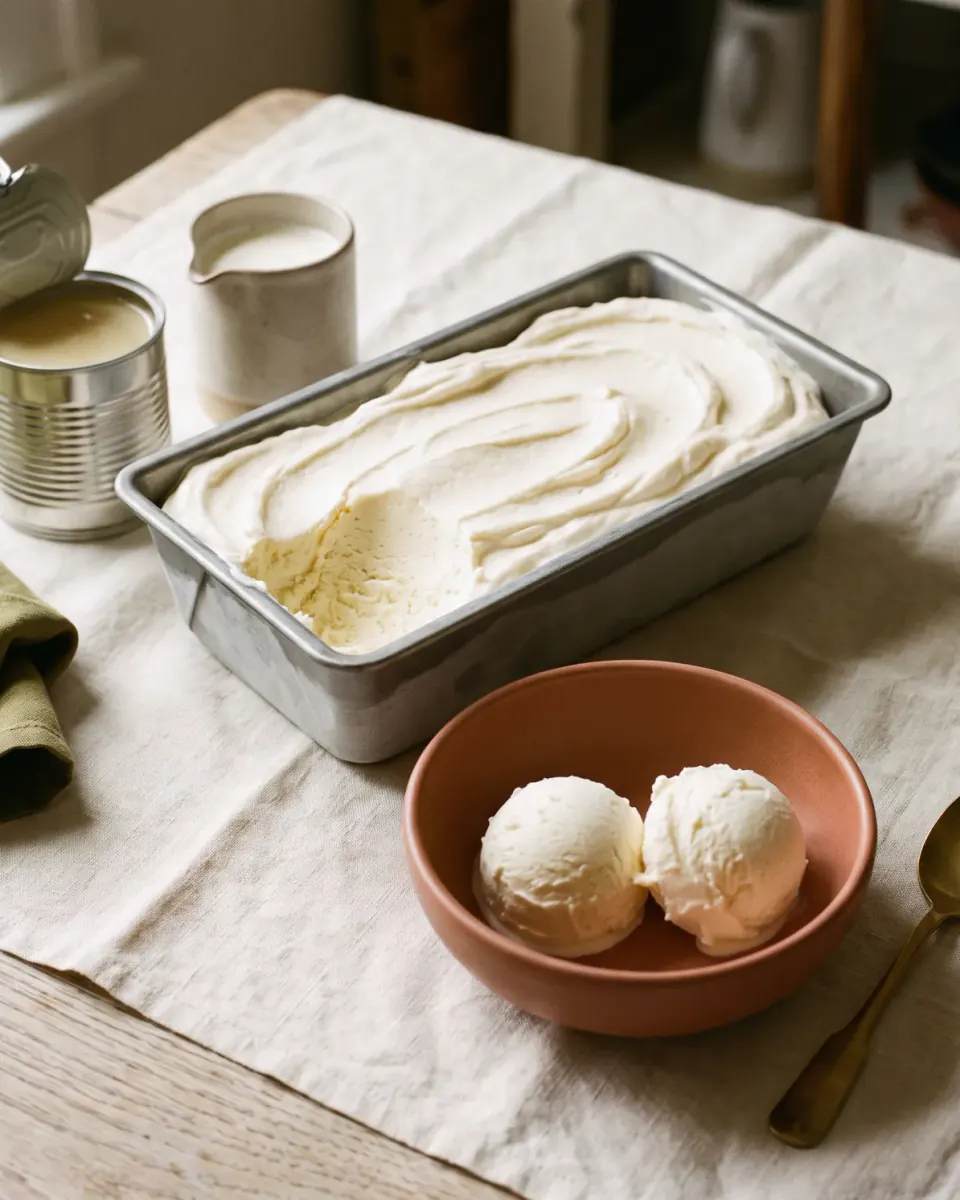 Eis ohne Eismaschine – das fertige Gericht