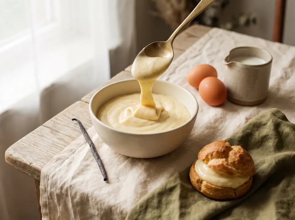 Creme de confeiteiro — o prato pronto