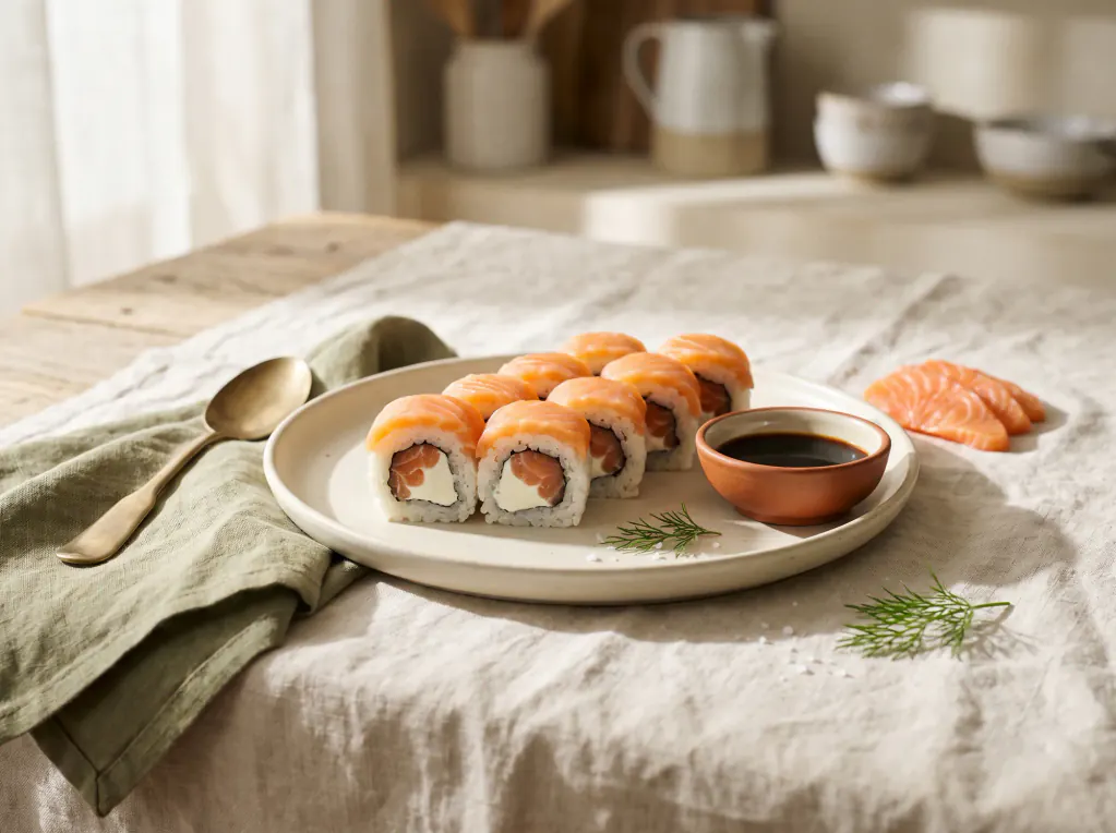 Philadelphia Rolls – das fertige Gericht