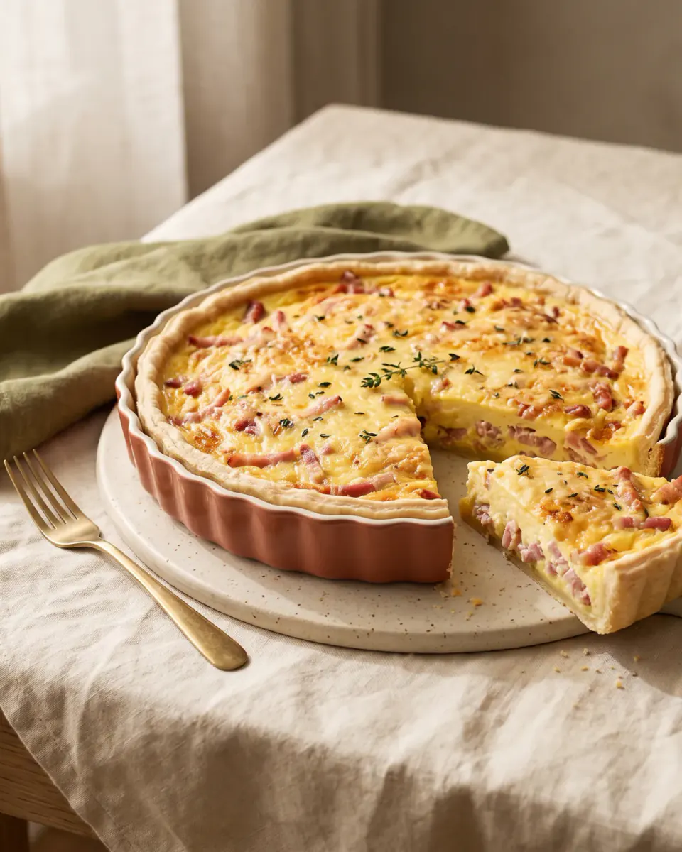 Quiche lorraine — o prato pronto