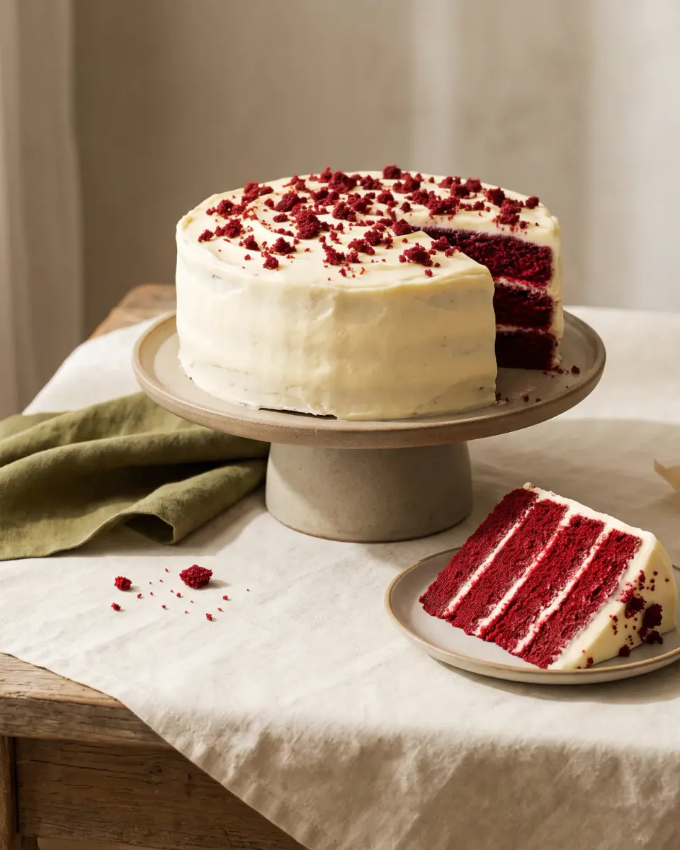 Red Velvet Cake — the finished dish
