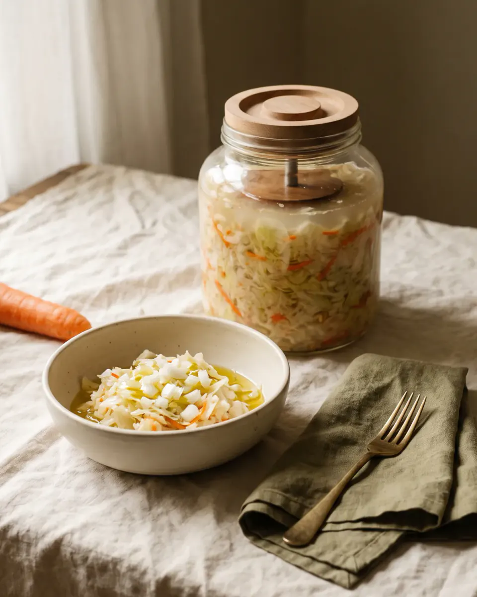Sauerkraut — the finished dish