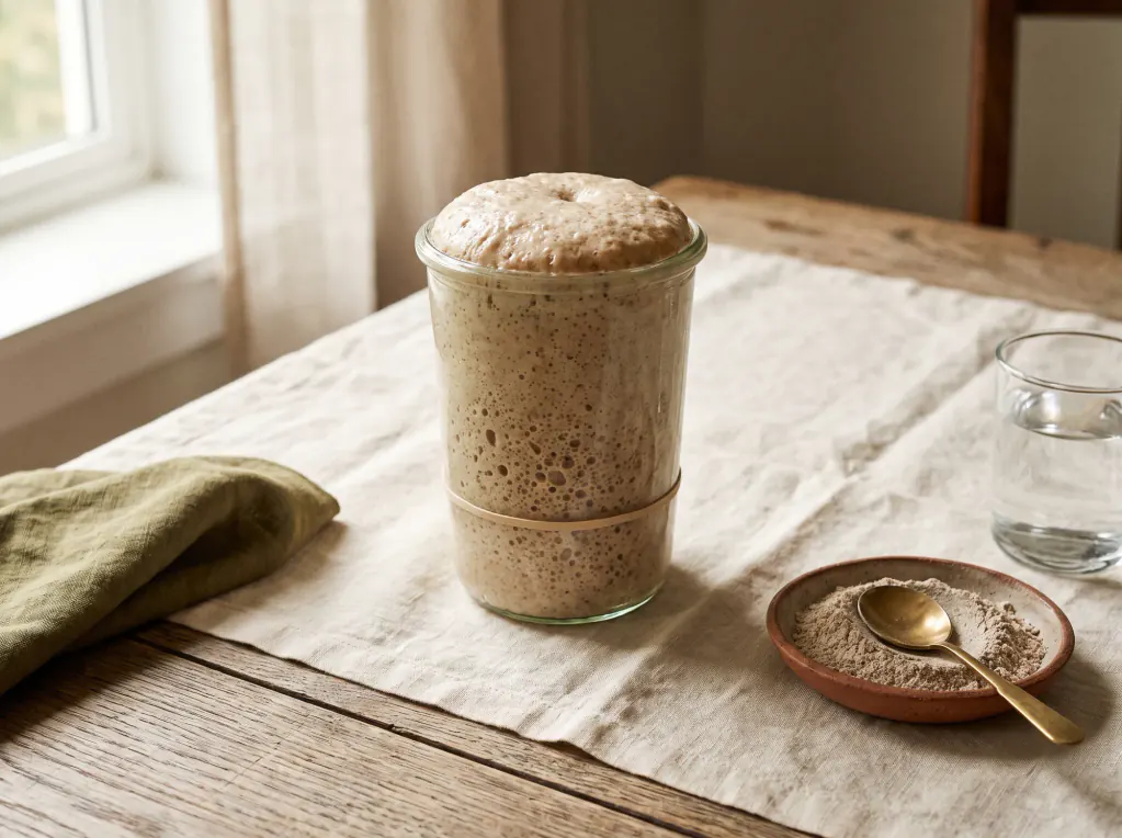 Sourdough Starter — the finished dish