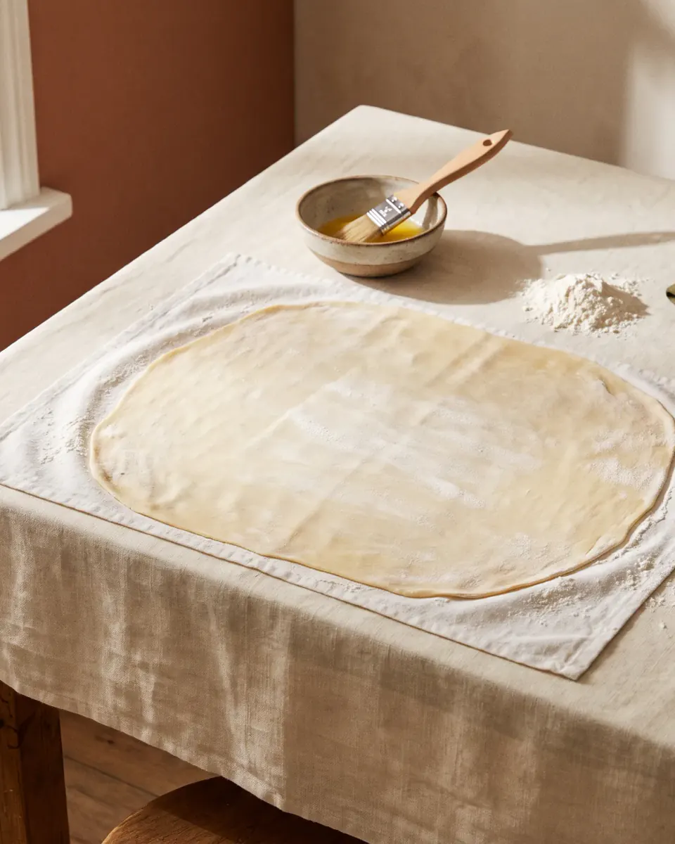 Massa de strudel — o prato pronto
