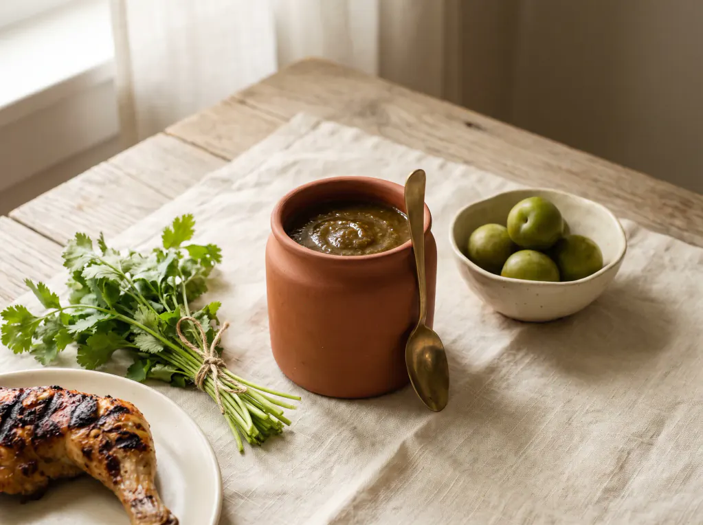 Tkemali — the finished dish