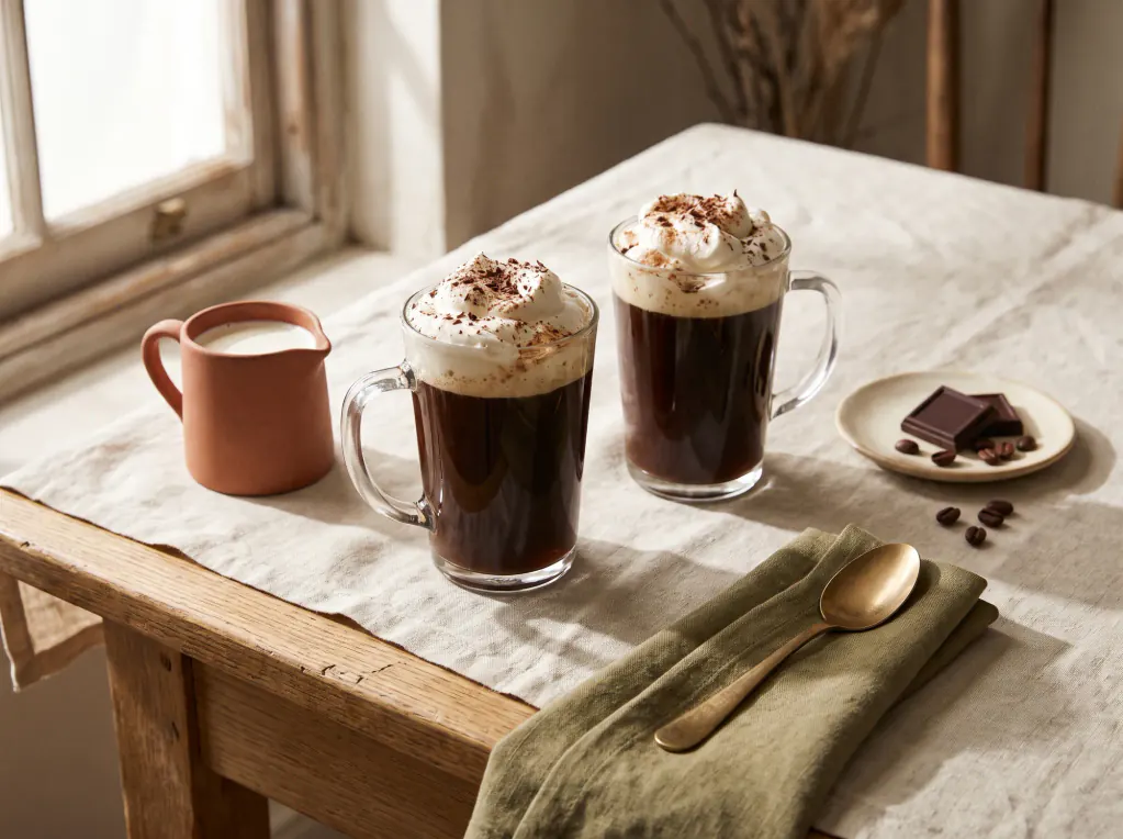 Viennese Coffee — the finished dish