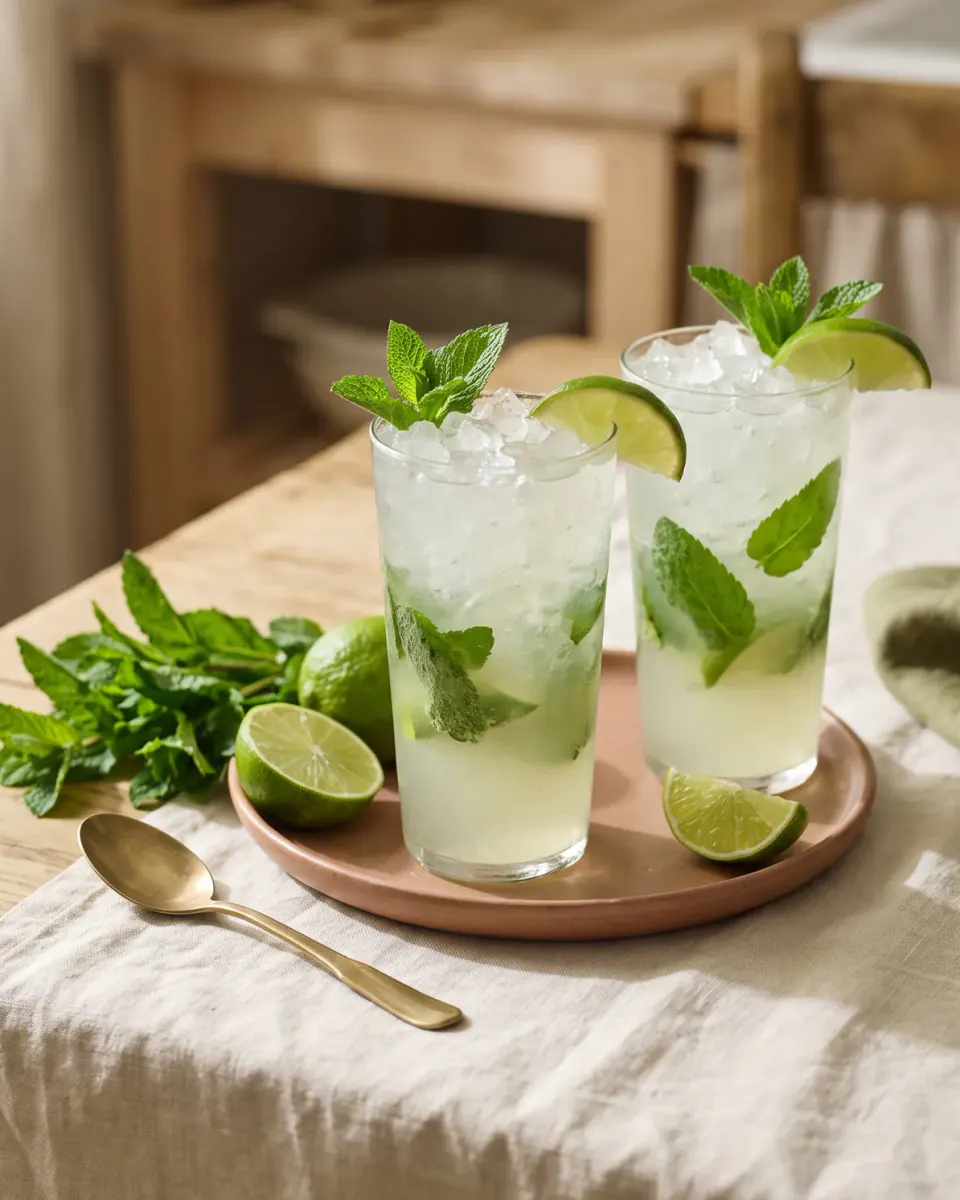 Virgin Mojito — the finished dish